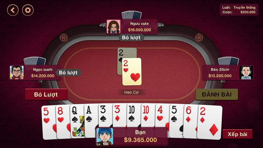Chiến thuật cược tiến lên miền Nam chuẩn tại cổng game Sunwin