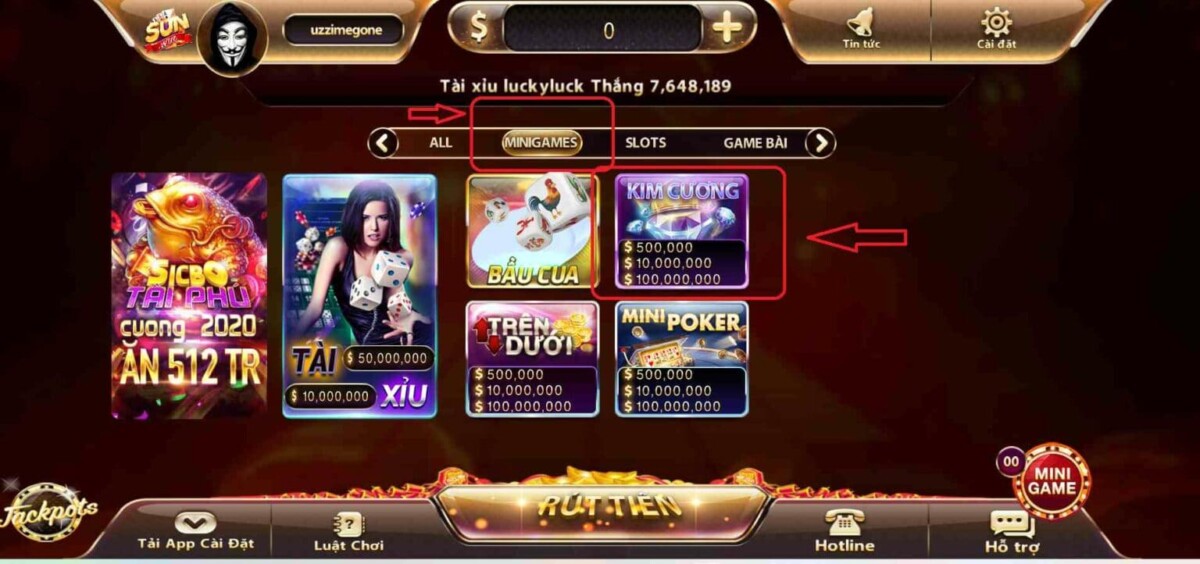Người chơi chọn game xếp kim cương đổi thưởng